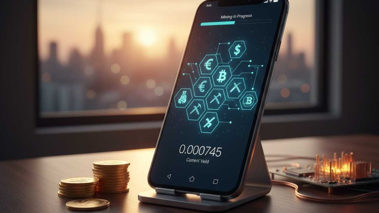 mining cryptocurrency with phone