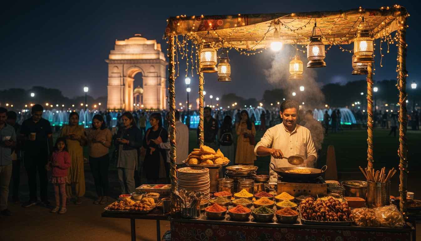 best places to visit in delhi at night