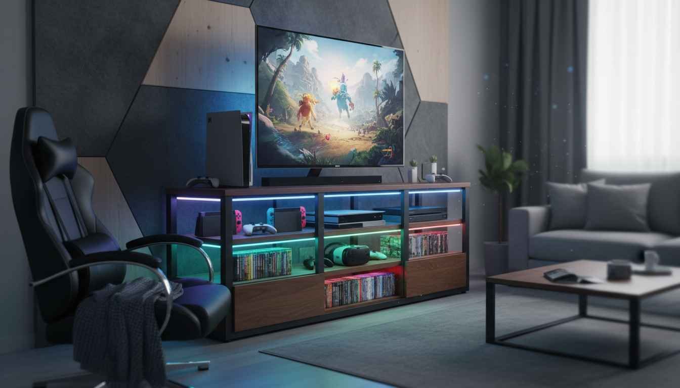 gaming entertainment stand