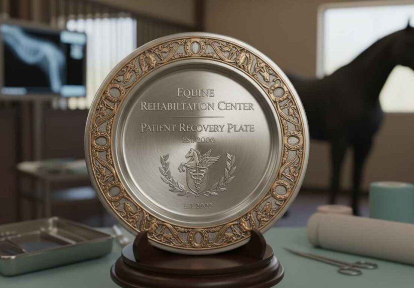 horse hospital plate